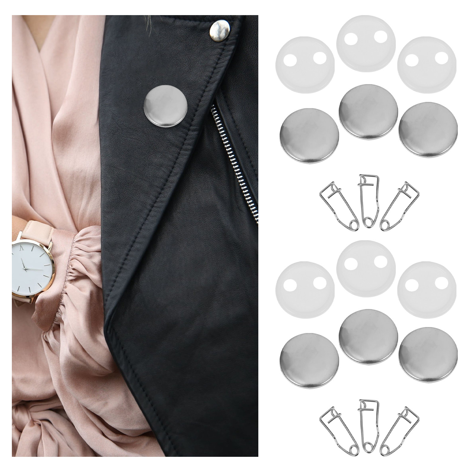 Button Badge Blank - 100 Sets Blank Badges Making Materials