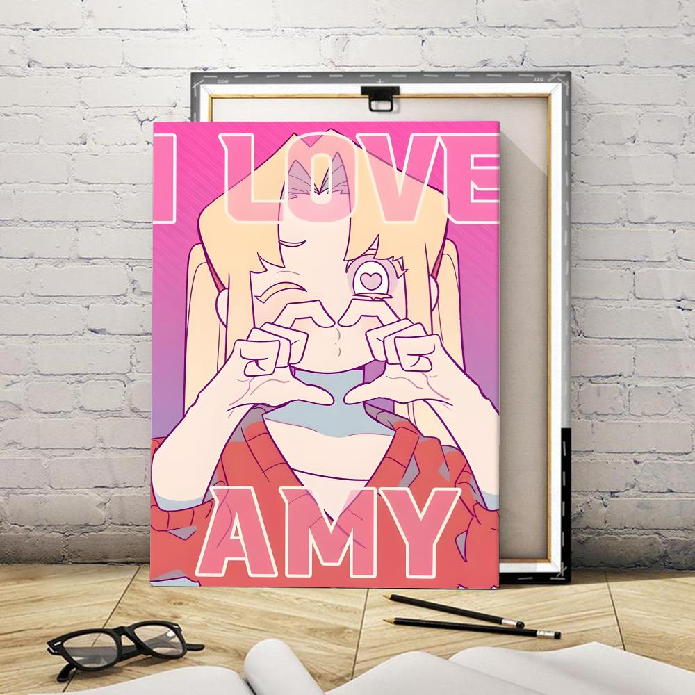 Anime I Love A-Amy Painting Ca - Canvas Wrap Ready review and price