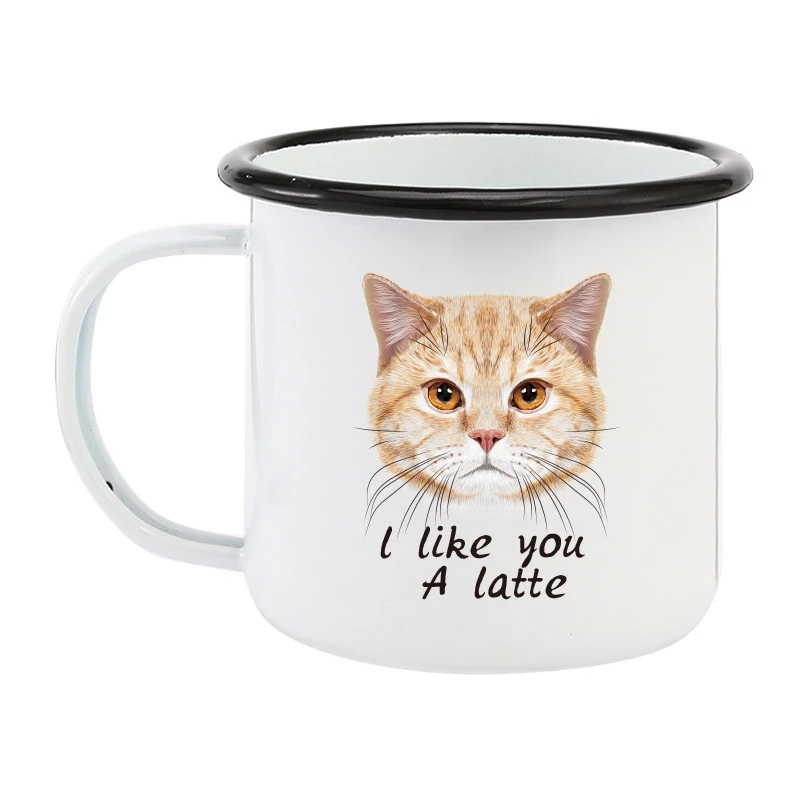 350ML Enamel Coffee Mug DIY LO - Sublimation Mug White review and price