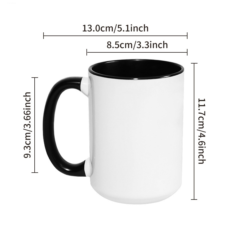 450ML 15 oz Big Cup DIY Custom - Sublimation Mug White review and price