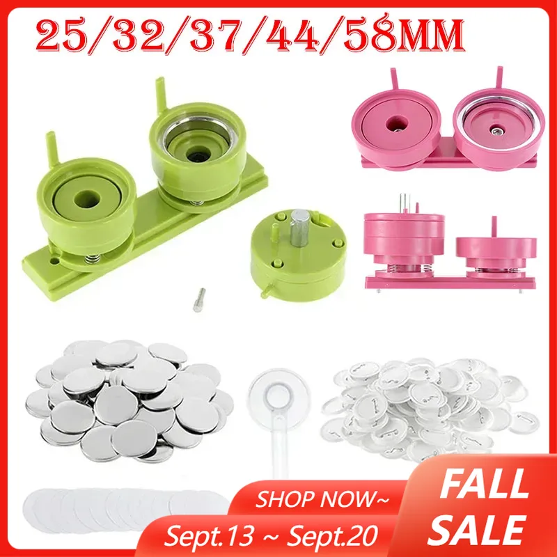 100Sets 25/32/37/44/58mm Badge - Button Badge Blank review and price